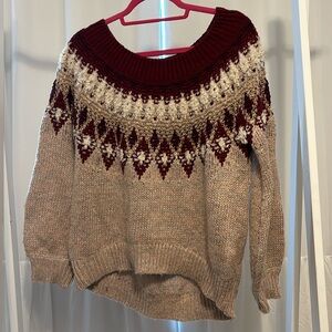 Sparkly knit sweater (b2)